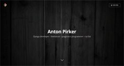 Desktop Screenshot of anton-pirker.at